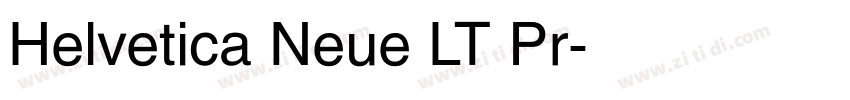 Helvetica Neue LT Pr字体转换